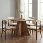 Τραπέζι Virela Megapap χρώμα atlantic pine Ø120x75εκ. - Image 3