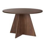Τραπέζι Virela Megapap χρώμα καρυδί Ø120x75εκ. - Image 7