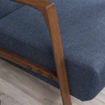 Πολυθρόνα Kemer Megapap υφασμάτινη χρώμα μπλε 67x76x78εκ. - Image 3