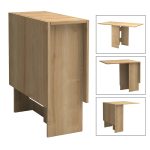 Τραπέζι Pepe Megapap επεκτεινόμενο χρώμα φυσικό οξιάς 28(56+56)x77x75εκ.