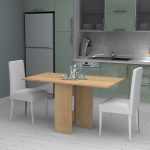 Τραπέζι Pepe Megapap επεκτεινόμενο χρώμα φυσικό οξιάς 28(56+56)x77x75εκ. - Image 2