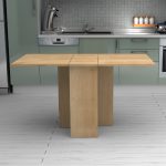 Τραπέζι Pepe Megapap επεκτεινόμενο χρώμα φυσικό οξιάς 28(56+56)x77x75εκ. - Image 8