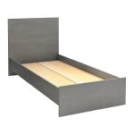 Κρεβάτι Troy Megapap χρώμα γκρι σκυροδέματος 100x200εκ. - Image 3