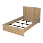 Κρεβάτι Troy Megapap χρώμα φυσικό οξιάς 120x200εκ. - Image 4