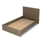 Κρεβάτι Troy Megapap χρώμα καρυδί 120x200εκ. - Image 3