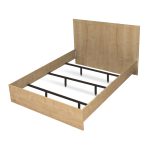 Κρεβάτι Troy Megapap χρώμα φυσικό οξιάς 140x190εκ. - Image 4