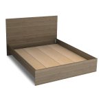 Κρεβάτι Troy Megapap χρώμα καρυδί 150x200εκ. - Image 3