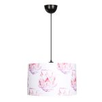 Φωτιστικό οροφής Tale Megapap E27 ύφασμα PVC μονόφωτο πολύχρωμο Ø33x70εκ.