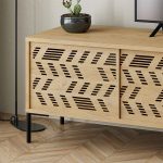 Έπιπλο τηλεόρασης Dionysos Megapap χρώμα sapphire oak 170x45x48,6εκ. - Image 4