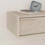 Κομοδίνο επιτοίχιο Eco Megapap χρώμα sandstone - light oak 40x33x18,5εκ. - Image 4