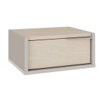 Κομοδίνο επιτοίχιο Eco Megapap χρώμα sandstone - light oak 40x33x18,5εκ. - Image 5