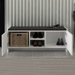 Παπουτσοθήκη Verly Megapap χρώμα λευκό 110x33,2x43εκ. - Image 2