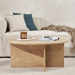 Τραπεζάκι σαλονιού Soleil Megapap χρώμα sapphire oak Ø90x40εκ. - Image 3