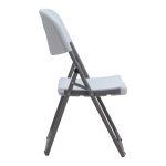 Καρέκλα catering - συνεδρίου Capri Megapap πτυσσόμενη χρώμα λευκό του πάγου 45x50x88εκ. - Image 8