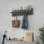 Κρεμάστρα τοίχου Vettini Megapap χρώμα ανθρακί 100x12x20εκ. - Image 5