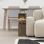 Τραπεζάκι βοηθητικό Homemania Megapap χρώμα ανοιχτό καρυδί 60x20x60εκ. - Image 2