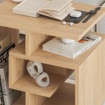 Τραπεζάκι βοηθητικό Labirent Megapap χρώμα sapphire oak 54x40x45εκ. - Image 3