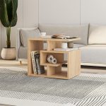 Τραπεζάκι βοηθητικό Labirent Megapap χρώμα sapphire oak 54x40x45εκ. - Image 4