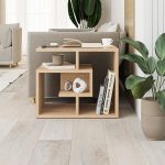Τραπεζάκι βοηθητικό Labirent Megapap χρώμα sapphire oak 54x40x45εκ. - Image 5
