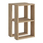 Κομοδίνο - Τραπεζάκι βοηθητικό Lonie Megapap χρώμα sapphire oak 34x30x55εκ. - Image 3