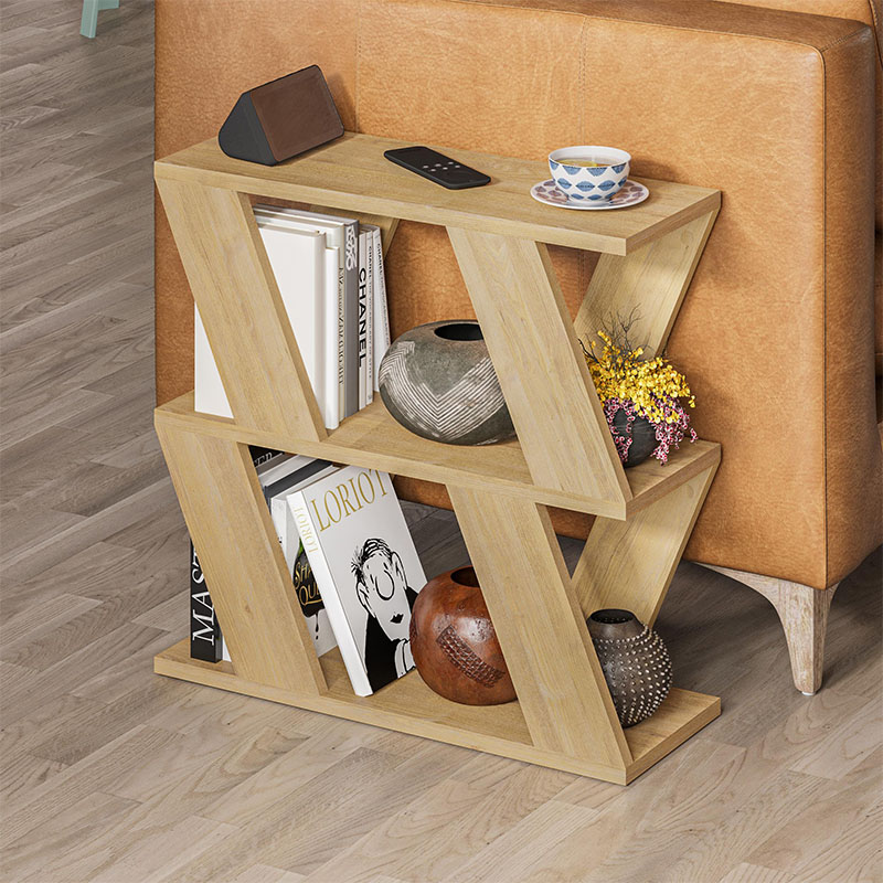 GP037-00951-0 Τραπεζάκι βοηθητικό Lazena Megapap χρώμα sapphire oak 60x22x57εκ. - Image 1