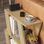 Τραπεζάκι βοηθητικό Lazena Megapap χρώμα sapphire oak 60x22x57εκ. - Image 2