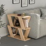 Τραπεζάκι βοηθητικό Lazena Megapap χρώμα sapphire oak 60x22x57εκ. - Image 4