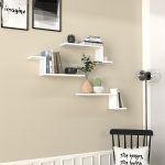 Ραφιέρα τοίχου Lowa Megapap 3 τεμαχίων χρώμα λευκό 57,7x14,5x18εκ. - Image 3
