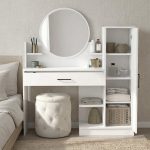 Τουαλέτα με καθρέπτη Andera Megapap χρώμα λευκό 123,9x35x144,4εκ. - Image 4