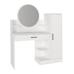 Τουαλέτα με καθρέπτη Andera Megapap χρώμα λευκό 123,9x35x144,4εκ. - Image 7