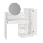 Τουαλέτα με καθρέπτη Andera Megapap χρώμα λευκό 123,9x35x144,4εκ. - Image 8