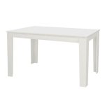 Σετ τραπεζαρία 5τμχ Darlen - Christy Megapap χρώμα λευκό - μουσταρδί 125x72x74εκ. - Image 4