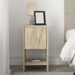 Κομοδίνο Ema Megapap χρώμα travertine 30x30x55εκ. - Image 3