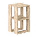 Κομοδίνο - Τραπεζάκι βοηθητικό Lonie Megapap χρώμα travertine 34x30x55εκ. - Image 3