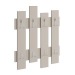 Κρεμάστρα τοίχου Wave Megapap χρώμα sandstone 64x4x81εκ. - Image 4