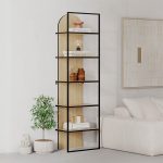 Βιβλιοθήκη Archy Megapap χρώμα sapphire oak 53x31,7x180εκ.