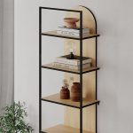 Βιβλιοθήκη Archy Megapap χρώμα sapphire oak 53x31,7x180εκ. - Image 3