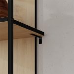 Βιβλιοθήκη Archy Megapap χρώμα sapphire oak 53x31,7x180εκ. - Image 4