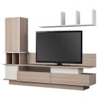 Σύνθεση τηλεόρασης Almeria Megapap χρώμα λευκό - cordoba 149x29,5x117εκ. - Image 5