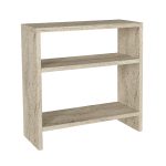 Τραπεζάκι βοηθητικό Silvanus Megapap χρώμα travertine 51x17,5x49εκ. - Image 6