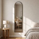 Καθρέπτης δαπέδου - τοίχου Agalu Μegapap χρώμα sencron black 40x150εκ. - Image 3