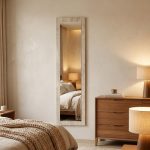 Καθρέπτης δαπέδου - τοίχου Lalu Μegapap χρώμα travertine 40x150εκ. - Image 4