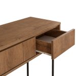 Κονσόλα Amedeo Megapap χρώμα καρυδί 120x36x90εκ. - Image 3