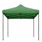 Κιόσκι - Gazebo Bari Megapap πτυσσόμενο μεταλλικός σκελετός - αδιάβροχο ύφασμα χρώμα πράσινο 3x3x3,10m. - Image 4