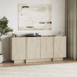 Μπουφές Dorma Megapap χρώμα travertine 180x45x80,2εκ.