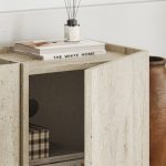 Έπιπλο τηλεόρασης Lowen Megapap χρώμα travertine 180x35x46,2εκ. - Image 5