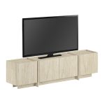 Έπιπλο τηλεόρασης Lowen Megapap χρώμα travertine 180x35x46,2εκ. - Image 6