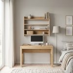 Ραφιέρα τοίχου Lane Megapap χρώμα sapphire oak 85x15x66εκ. - Image 3