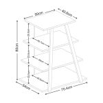Έπιπλο τηλεόρασης Lyno Megapap χρώμα sapphire oak 70,4x54x80εκ. - Image 7