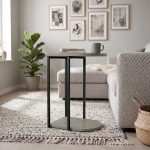 Τραπεζάκι βοηθητικό Roya Megapap χρώμα ash green 41,5x32x56εκ. - Image 3